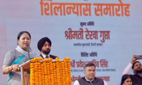 Delhi के उत्तम नगर में दिल्ली के सीएम ने अटल गार्डन का शिलान्यास किया