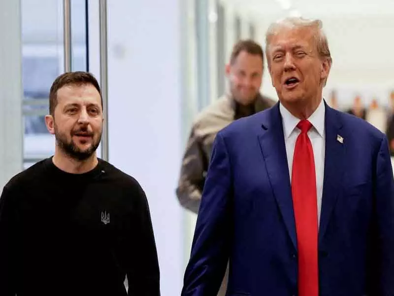 Zelenskyy रविवार को शांति वार्ता को आगे बढ़ाने के लिए फ्लोरिडा में ट्रंप से मिलेंगे। Zelenskyy रविवार को शांति वार्ता को आगे बढ़ाने के लिए फ्लोरिडा में ट्रंप से मिलेंगे।