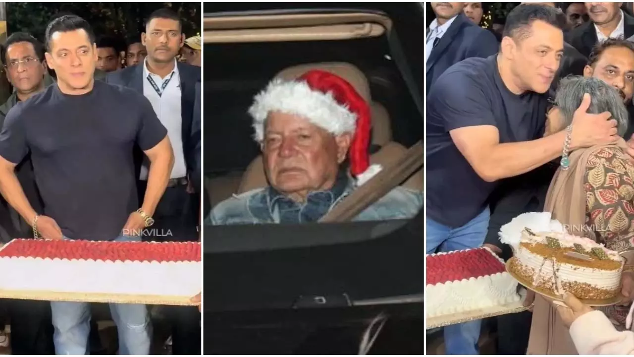 Salman Khan के परिवार ने उनका शानदार जन्मदिन मनाया Salman Khan के परिवार ने उनका शानदार जन्मदिन मनाया