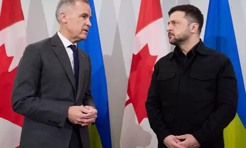 Canadian के PM ने ज़ेलेंस्की के साथ मीटिंग में यूक्रेन के लिए नए सपोर्ट का ऐलान किया