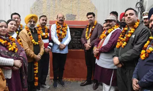Jalandhar में 42 लाख रुपये के सीवर प्रोजेक्ट का शिलान्यास मंत्री और मेयर ने किया
