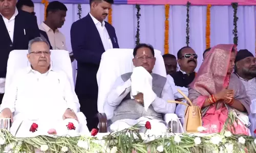 नवागढ़ पहुंचे CM साय, गुरु घासीदास जयंती समारोह में हुए शामिल नवागढ़ पहुंचे CM साय, गुरु घासीदास जयंती समारोह में हुए शामिल
