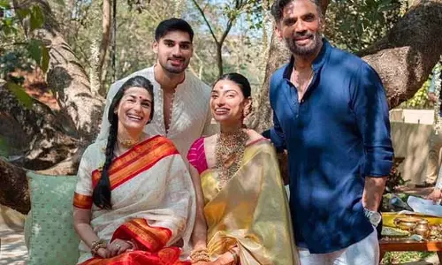 Athiya Shetty और सुनील शेट्टी ने अहान शेट्टी के लिए खास बर्थडे नोट लिखे