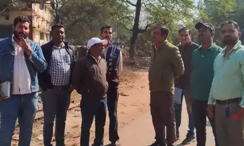 कोरबा रेलवे कॉलोनी का निरीक्षण