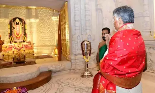 Andhra : सीएम चंद्रबाबू अयोध्या के दौरे पर