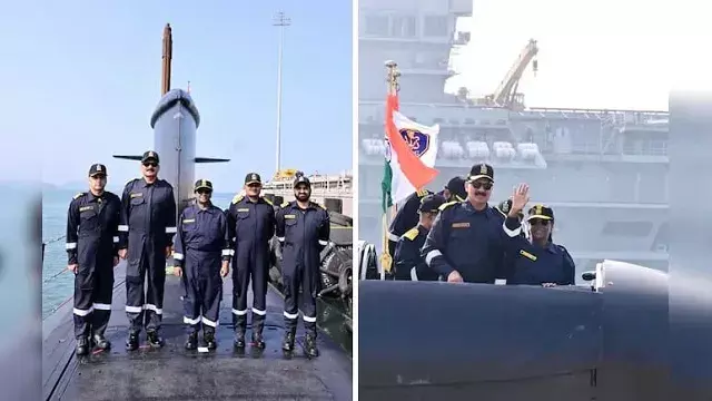 Karwar: द्रौपदी मुर्मू पनडुब्बी उड़ान भरने वाली दूसरी राष्ट्रपति बनीं
