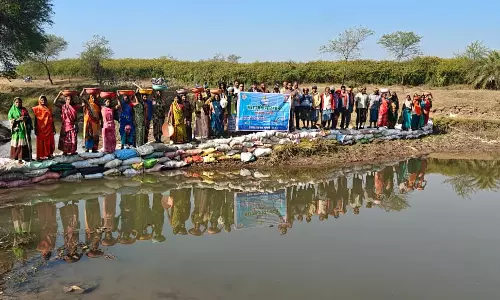 सामूहिक श्रमदान से मजबूत हो रहा जल संरक्षण