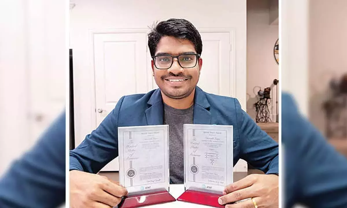 Karimnagar के एक व्यक्ति को अमेरिका में दो पेटेंट मिले हैं
