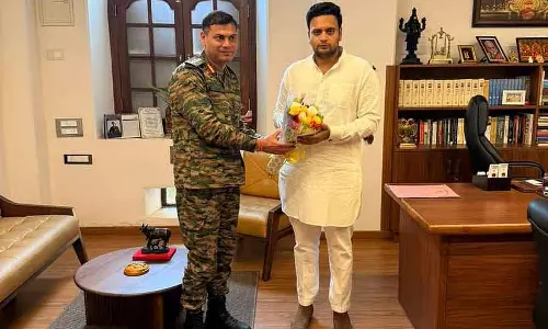 Kushalnagar : सांसदों को सैनिक स्कूल की प्रगति की जानकारी दी गई Kushalnagar : सांसदों को सैनिक स्कूल की प्रगति की जानकारी दी गई