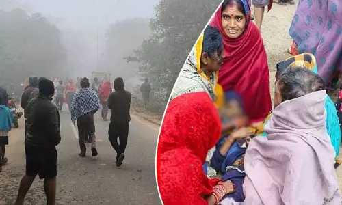 Cuttack में ट्रक ने एक आदमी को कुचला