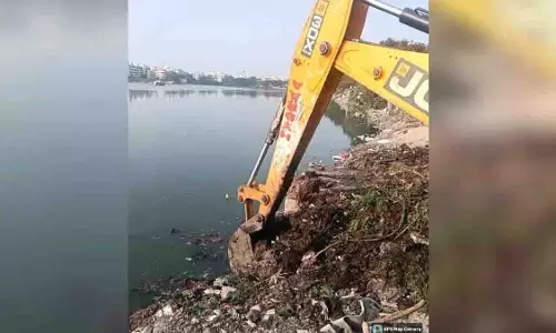 Hydra ने अंबर चेरुवु से 104 ट्रक कचरा साफ किया Hydra ने अंबर चेरुवु से 104 ट्रक कचरा साफ किया