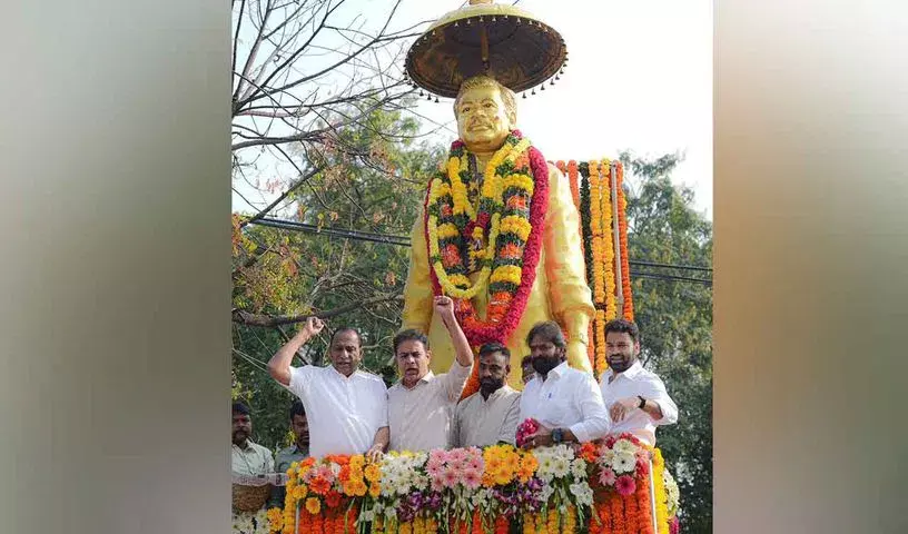 Hyderabad: केटीआर ने हैदराबाद में कृष्णा नदी का पानी लाने में जनार्दन रेड्डी की भूमिका को याद किया