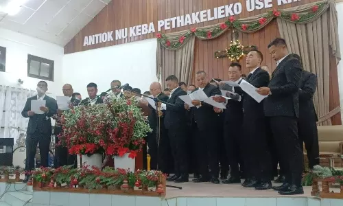 Kohima: यूसीआरसी ने क्रिसमस प्रार्थना सभा का आयोजन किया