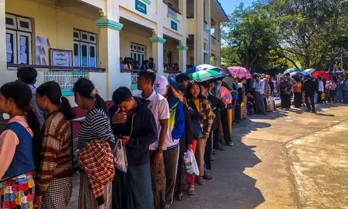Myanmar जुंटा ने 2021 के तख्तापलट के बाद पहली बार चुनाव कराए