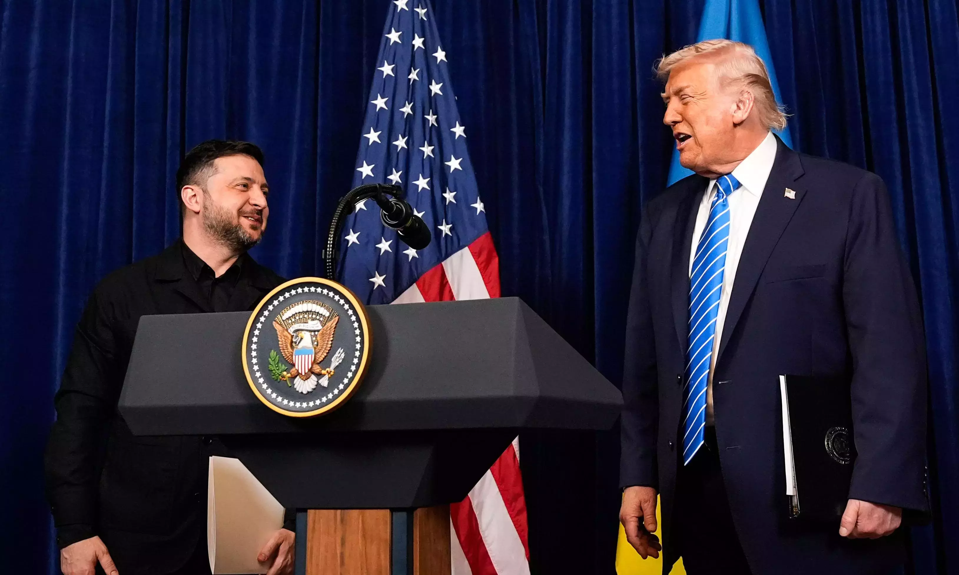 Trump ने कहा कि ज़ेलेंस्की के साथ बातचीत के बाद यूक्रेन, रूस डील और करीब आ गई