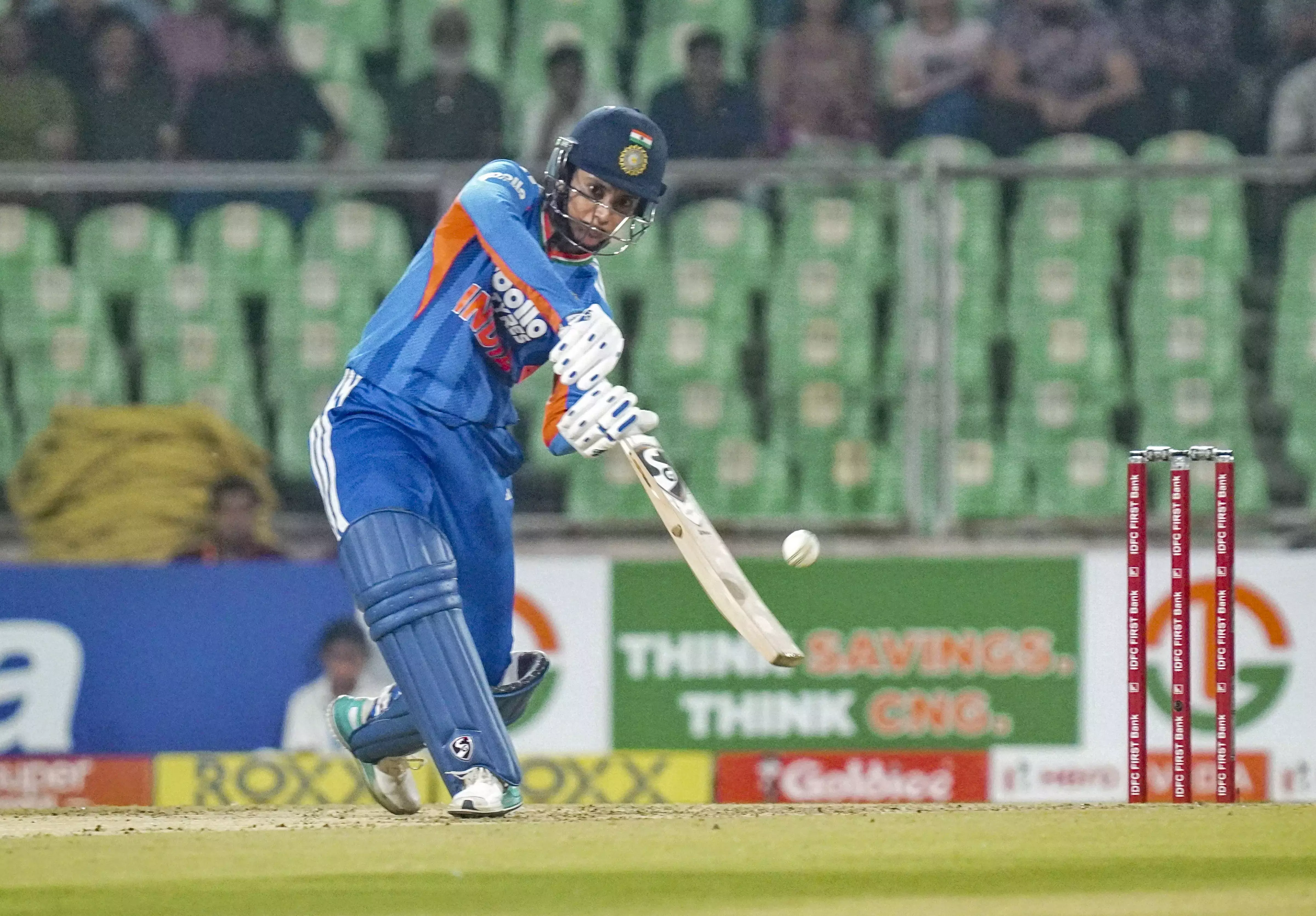चौथे T20I में POTM अवॉर्ड जीतने के बाद स्मृति मंधाना ने कहा, प्लान भी ऐसा ही था चौथे T20I में POTM अवॉर्ड जीतने के बाद स्मृति मंधाना ने कहा, प्लान भी ऐसा ही था