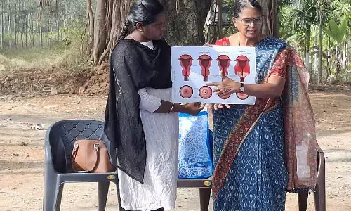 Karnataka : प्लास्टिक पैड के साथ लंबे समय तक चलने वाली समस्या Karnataka : प्लास्टिक पैड के साथ लंबे समय तक चलने वाली समस्या