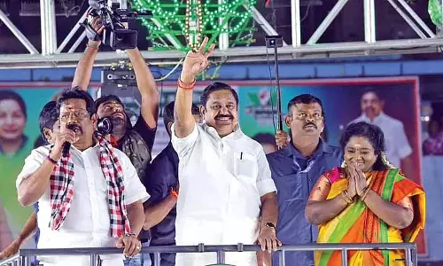 AIADMK ने 95% चुनावी वादे पूरे किए, जबकि DMK ने 5% ही पूरे किए: Edappadi AIADMK ने 95% चुनावी वादे पूरे किए, जबकि DMK ने 5% ही पूरे किए: Edappadi