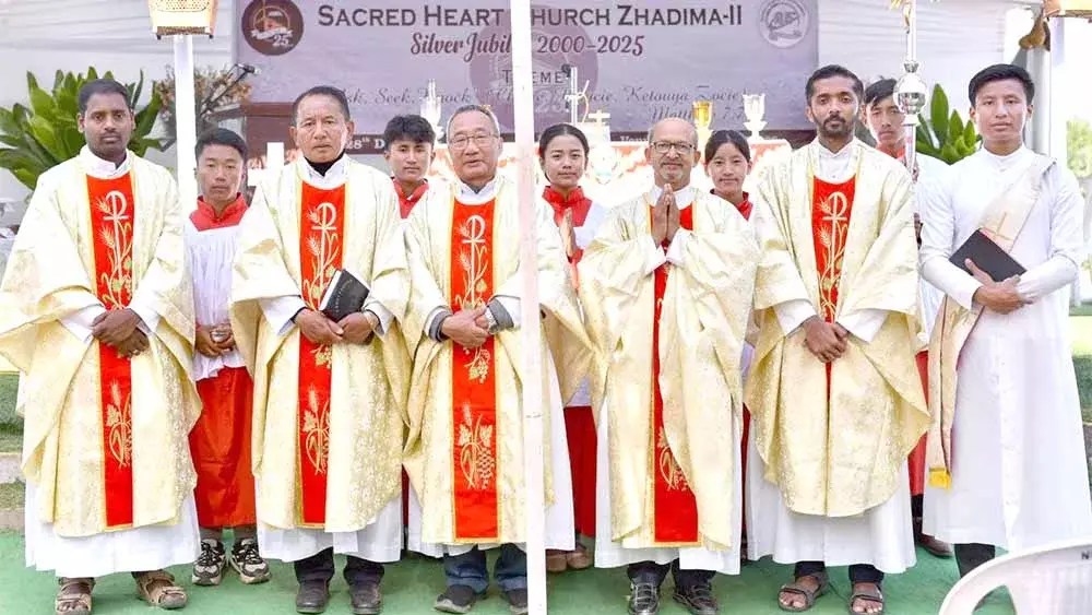Nagaland : सेक्रेड हार्ट चर्च, झादिमा-II ने 25वीं सालगिरह मनाई