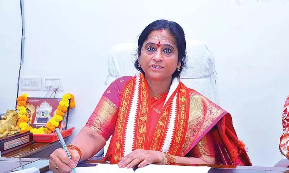 Telangana: भीमेश्वर मंदिर में निरंतर दर्शन Telangana: भीमेश्वर मंदिर में निरंतर दर्शन