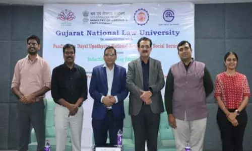 Gujarat राष्ट्रीय विधि विश्वविद्यालय ने चार सप्ताह के प्रेरण प्रशिक्षण कार्यक्रम के समापन सत्र का आयोजन किया