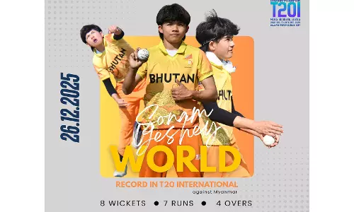 भूटान के सोनम येशी ने इतिहास रचा, T20 में आठ विकेट लेने वाले पहले गेंदबाज बने