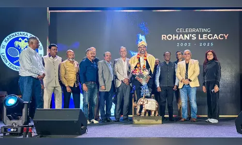 KSLTA ने बेंगलुरु में एक सम्मान समारोह में रोहन बोपन्ना की विरासत का जश्न मनाया KSLTA ने बेंगलुरु में एक सम्मान समारोह में रोहन बोपन्ना की विरासत का जश्न मनाया