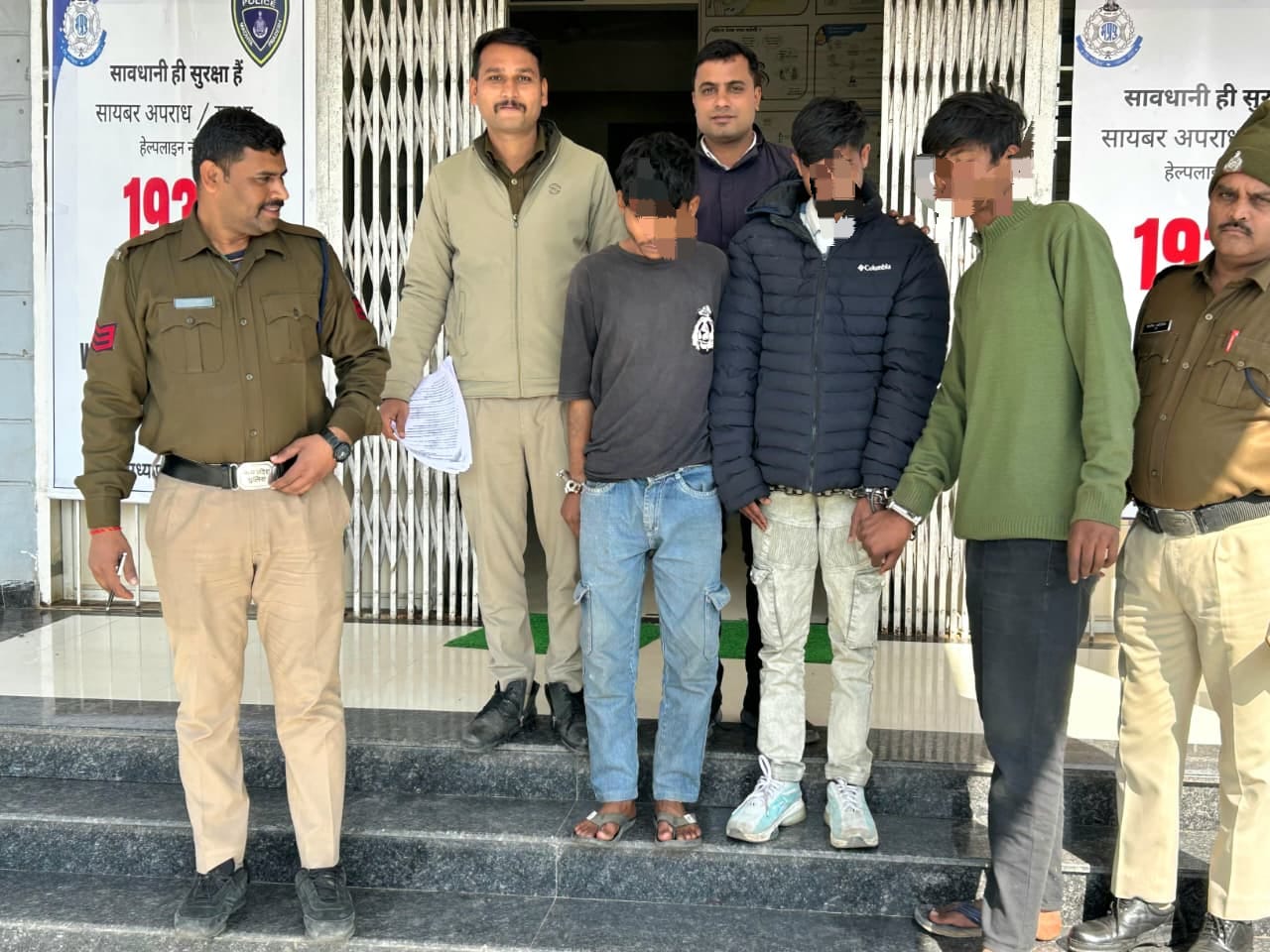 शराब दुकान में चोरी का हुआ भंडाफोड़ तीन आरोपियों को Salampur पुलिस ने किया गिरफ्तार