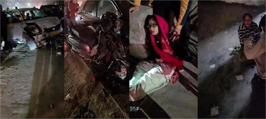Haryana: नशे में धुत कैब चालक ने एक दर्जन को रौंदा Haryana: नशे में धुत कैब चालक ने एक दर्जन को रौंदा