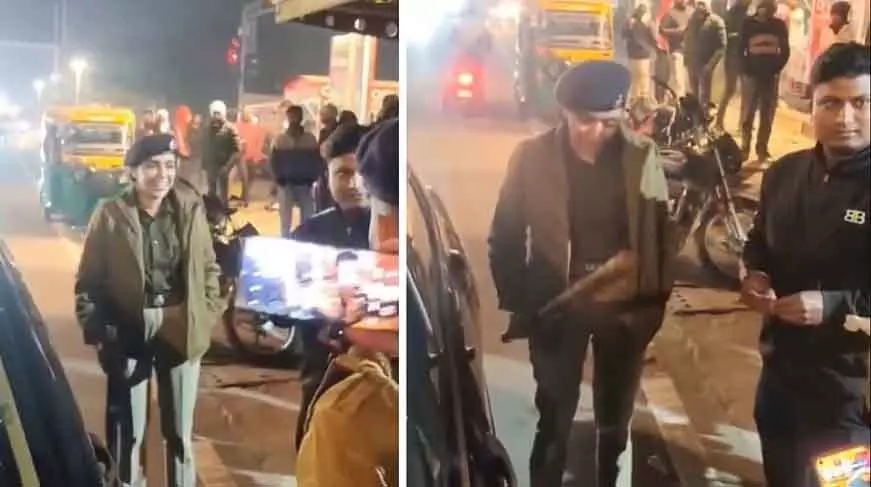 ग्वालियर ASP अनु बेनीवाल का ट्रैफिक नियम तोड़ने वालों पर सख्त एक्शन ग्वालियर ASP अनु बेनीवाल का ट्रैफिक नियम तोड़ने वालों पर सख्त एक्शन