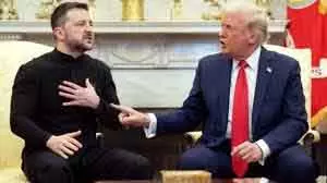 Trump: ज़ेलेंस्की से बातचीत के बाद Ukraine और रूस शांति के कहीं ज़्यादा करीब Trump: ज़ेलेंस्की से बातचीत के बाद Ukraine और रूस शांति के कहीं ज़्यादा करीब