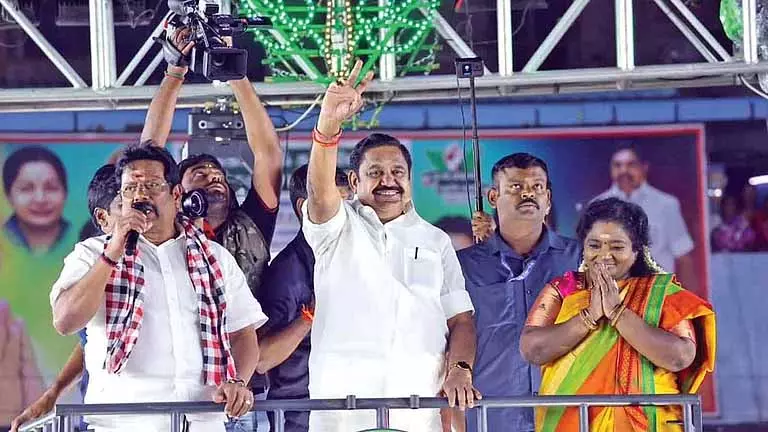 AIADMK ने 95% चुनावी वादे पूरे किए, जबकि DMK ने 5% ही पूरे किए: Edappadi AIADMK ने 95% चुनावी वादे पूरे किए, जबकि DMK ने 5% ही पूरे किए: Edappadi