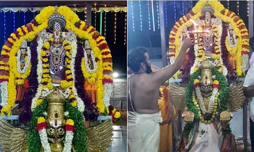 Sevur में कल्याण वेंकटरमण पेरुमल मंदिर का परमपथ द्वार 24 साल बाद खुला Sevur में कल्याण वेंकटरमण पेरुमल मंदिर का परमपथ द्वार 24 साल बाद खुला