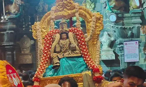 Chidambaram के थिल्लई गोविंदराज पेरुमल मंदिर में परमपथ गेट का उद्घाटन