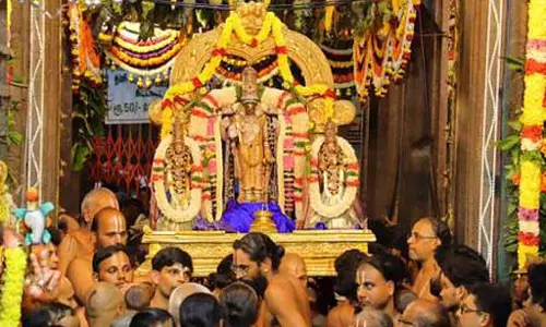 Tiruvallikeni के पार्थसारथी मंदिर में स्वर्ग के द्वार खुल गए है