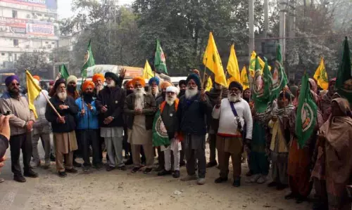 किसान यूनियनों, युवा कांग्रेस ने MNREGA को ‘कमजोर’ करने, खराब कानून-व्यवस्था को लेकर विरोध प्रदर्शन
