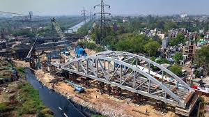 East Delhi में जाम कम करने के लिए गाजीपुर नाले के साथ 4km का एलिवेटेड कॉरिडोर बन रहा