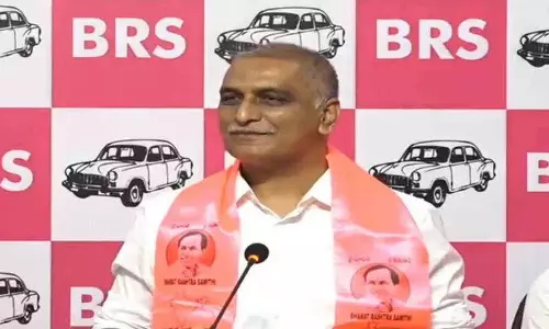 जल मंत्री उत्तम कुमार रेड्डी पिछली तारीख के पत्र लिखते हैं: Harish Rao जल मंत्री उत्तम कुमार रेड्डी पिछली तारीख के पत्र लिखते हैं: Harish Rao
