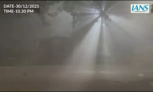 पाटियाला में कड़ी धुंध से कम हुई दृश्यता, यातायात प्रभावित पाटियाला में कड़ी धुंध से कम हुई दृश्यता, यातायात प्रभावित