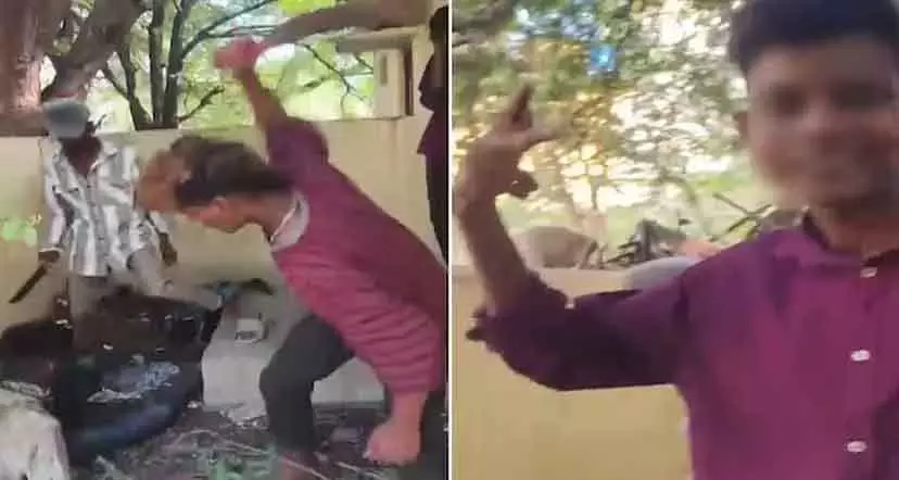 MP के प्रवासी मज़दूर को तमिलनाडु में नाबालिगों ने ट्रेन से घसीटा और दरांती से हमला किया MP के प्रवासी मज़दूर को तमिलनाडु में नाबालिगों ने ट्रेन से घसीटा और दरांती से हमला किया