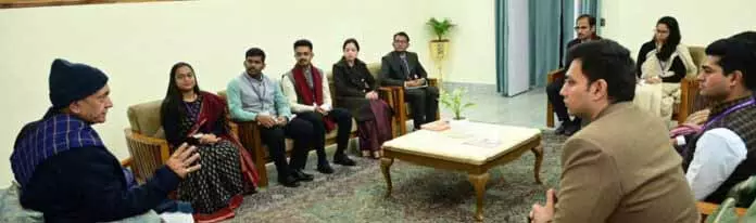 उपराज्यपाल ने 2025 बैच के IAS अधिकारी प्रशिक्षुओं से बातचीत की उपराज्यपाल ने 2025 बैच के IAS अधिकारी प्रशिक्षुओं से बातचीत की