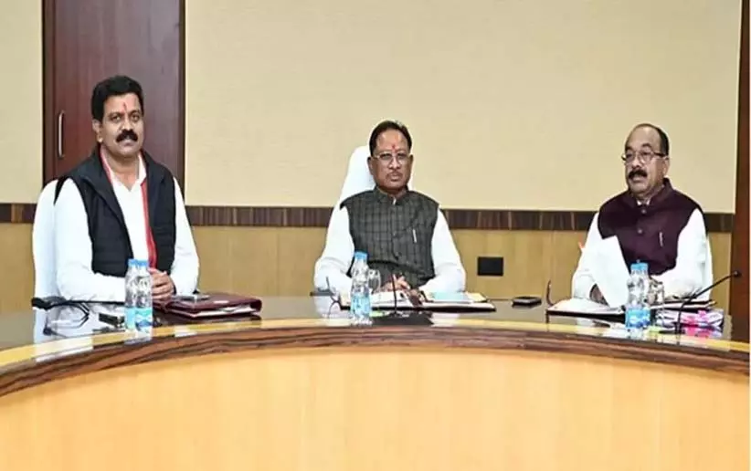 साल की अंतिम साय कैबिनेट की बैठक कल साल की अंतिम साय कैबिनेट की बैठक कल
