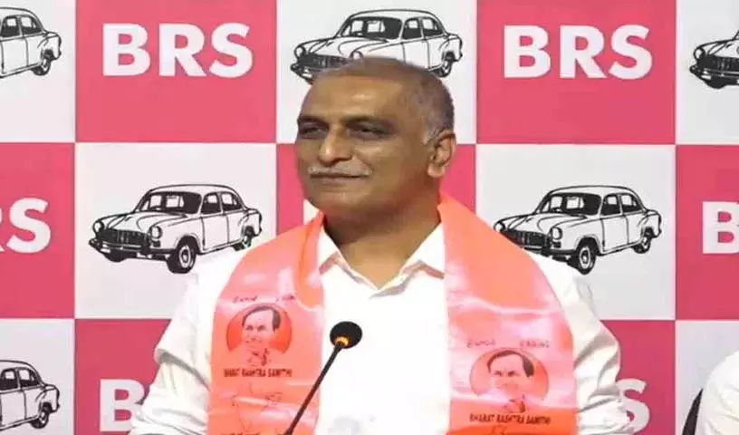 जल मंत्री उत्तम कुमार रेड्डी पिछली तारीख के पत्र लिखते हैं: Harish Rao जल मंत्री उत्तम कुमार रेड्डी पिछली तारीख के पत्र लिखते हैं: Harish Rao