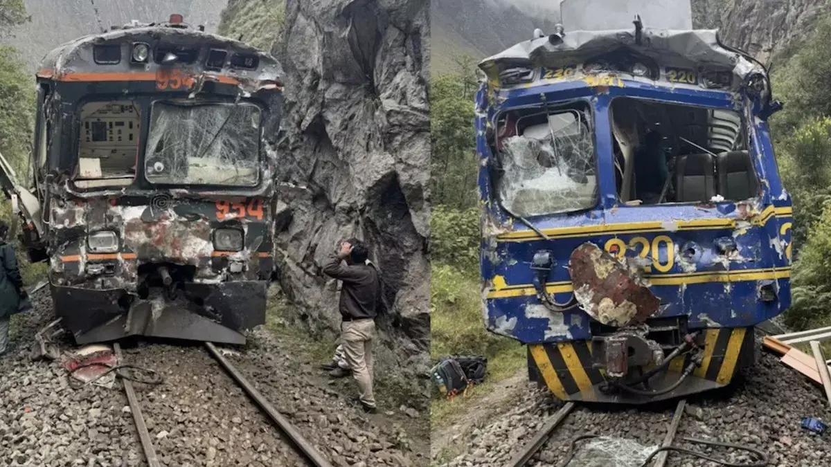पेरू में माचू पिच्चू के पास ट्रेन की टक्कर, 1 की मौत और 30 घायल