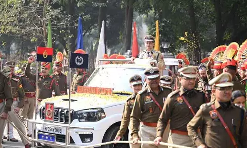 मधुबन पुलिस अकादमी में होम गार्ड डीजी को गर्मजोशी से विदाई दी गई मधुबन पुलिस अकादमी में होम गार्ड डीजी को गर्मजोशी से विदाई दी गई