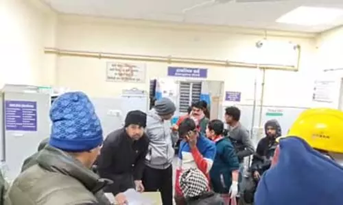 निर्माणाधीन परियोजना में हादसा, 60 मजदूर घायल, VIDEO निर्माणाधीन परियोजना में हादसा, 60 मजदूर घायल, VIDEO