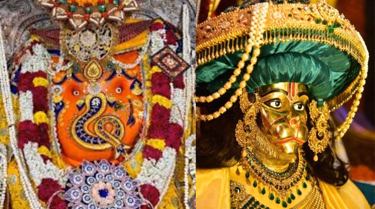 Indore: खजराना हनुमान मंदिर में विशेष श्रद्धालुओं की भीड़