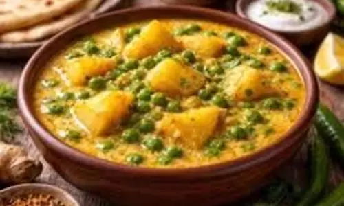 Dahi Aloo Matar : मिनटों में बनाएं दही आलू मटर की क्रीमी सब्जी