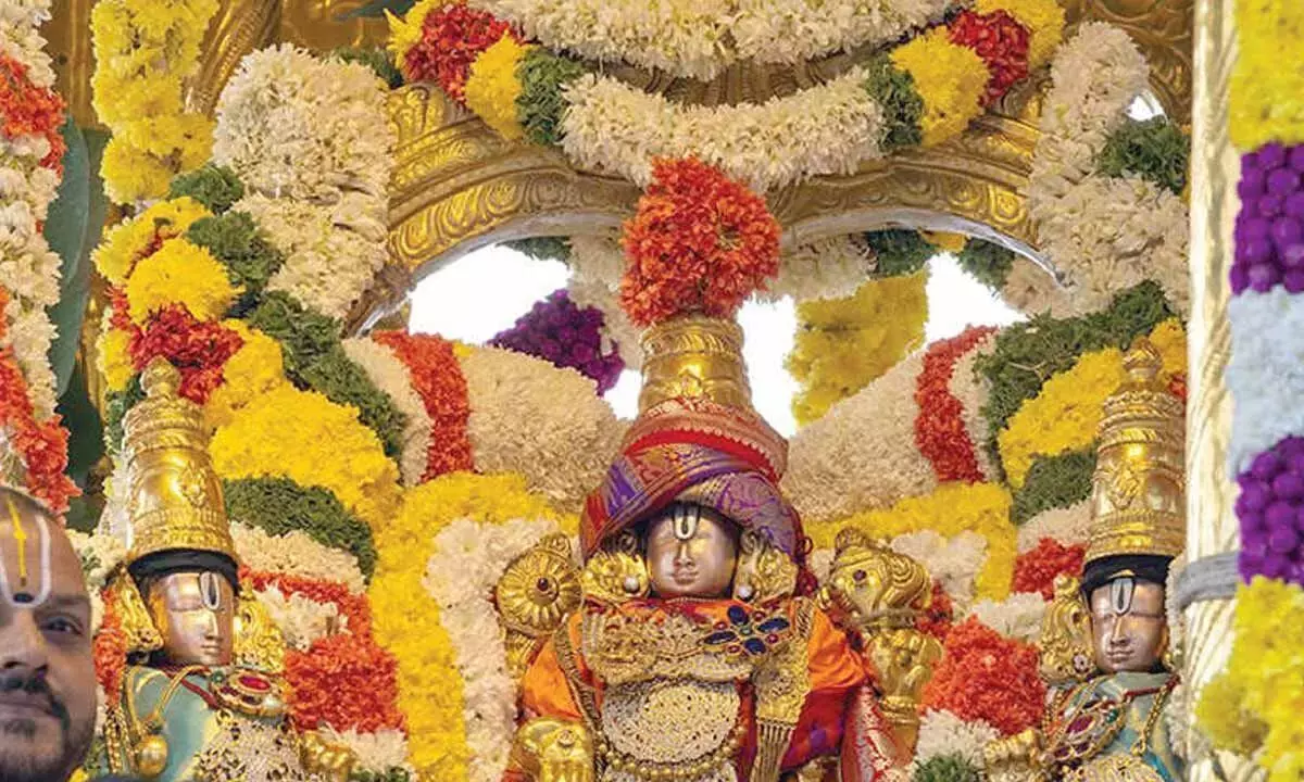Andhra: स्वर्ण रथम जुलूस की भव्यता