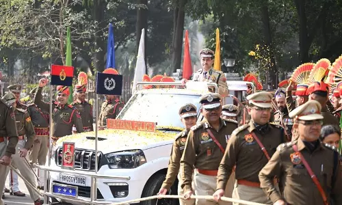 मधुबन पुलिस अकादमी में होम गार्ड DG को गर्मजोशी से विदाई दी गई